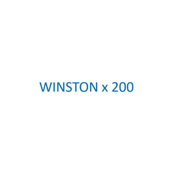 Image sur WINSTON - Blue x 200