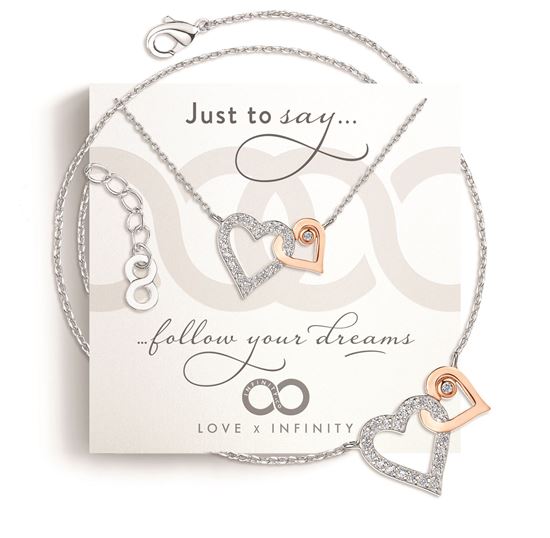 Image sur LOVE X INFINITY - Collier coeurs